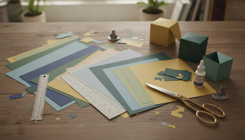 Nguyên liệu làm hộp giấy handmade và cách chọn giấy phù hợp