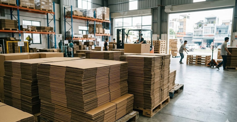 Nhu cầu và các loại thùng carton Quận 6 phổ biến nhất 2026