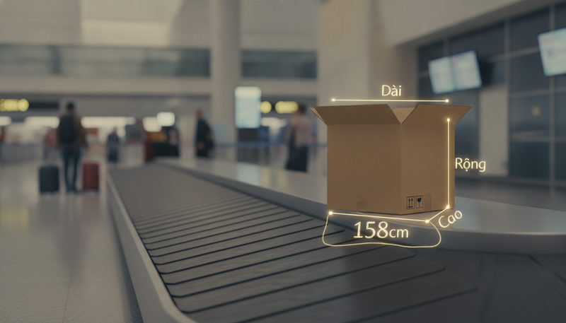 Quy định chung về kích thước thùng carton đi máy bay năm 2026